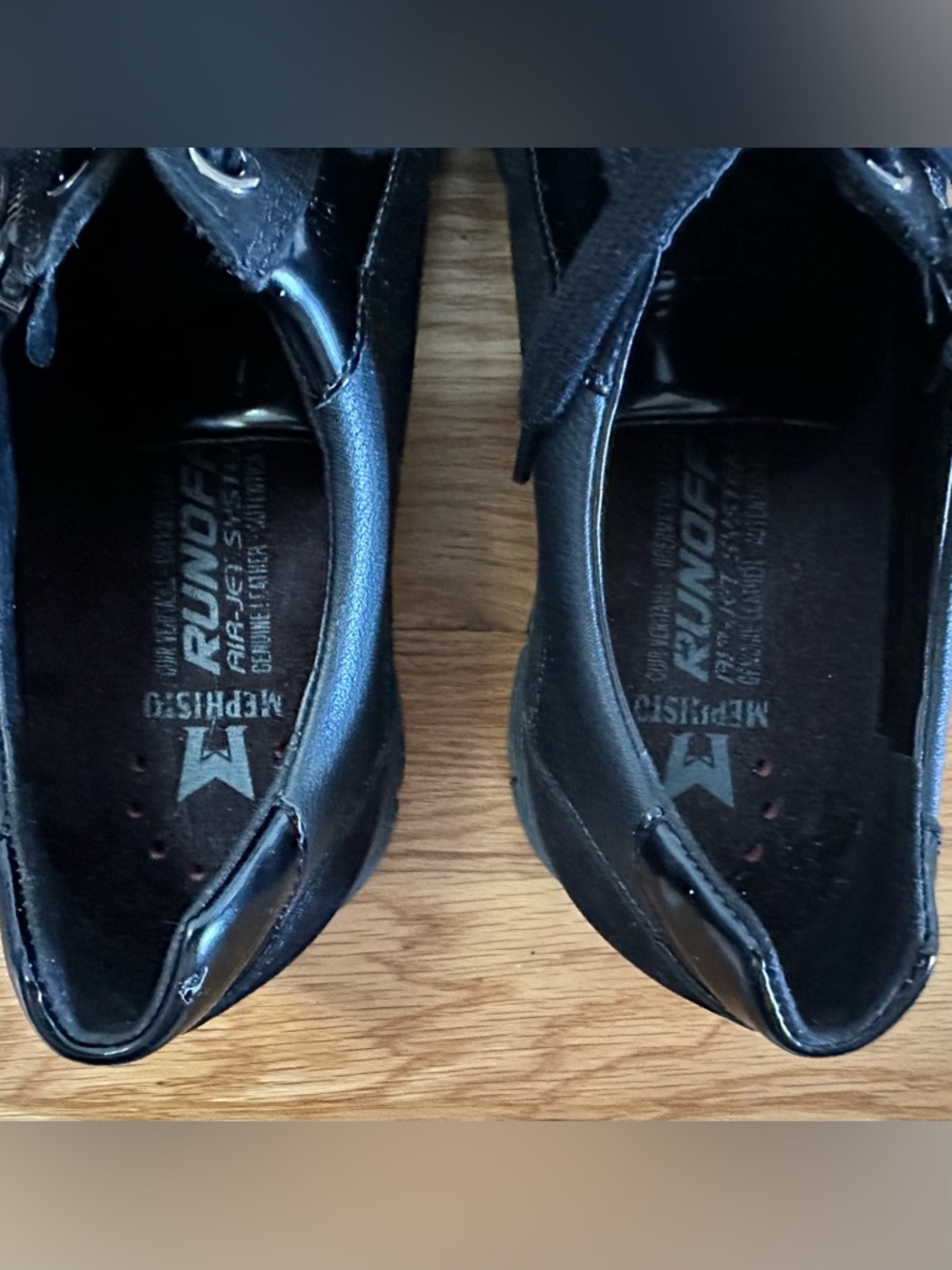 Mephisto Ylona Leather Side Zip Oxford Sneakers - Picture 9 of 10
